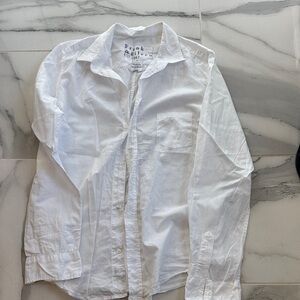 Frank & Eileen Crisp White Casual Shirt Barry fit